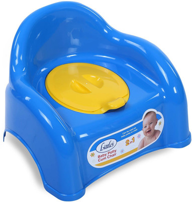 

Littles seat cum chair Potty Seat(Blue)