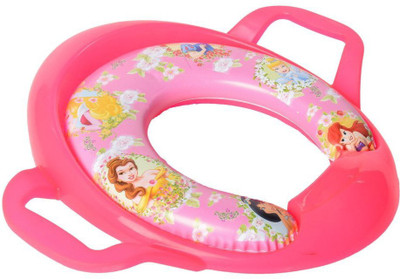 

Baby Bucket Soft Padded Potty Training Toilet t With Handles Princess Print Potty Seat(Pink)