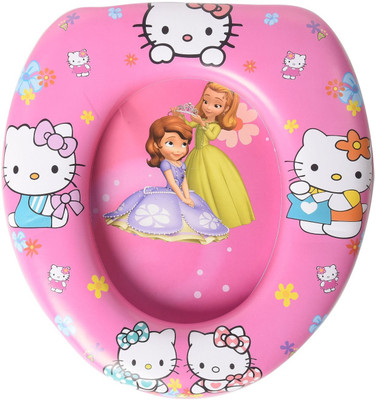 

Baby Bucket Soft Padded "HELLO KITTY" Training Toilet Potty Seat(Pink)
