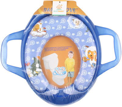 

Ole Baby Jumbo Soft Cushion Sheep and Wolf Potty Trainer Seat Assorted Potty Seat(Blue)