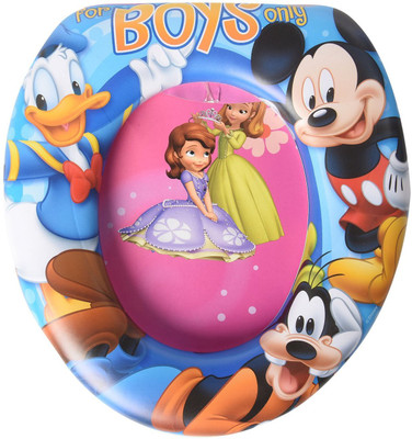 

Baby Bucket Soft Padded " MICKEY CHARACTERS" Training Toilet Potty Seat(Blue)