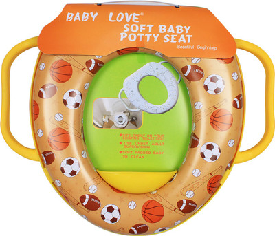 

Ole Baby Football Animal Padded, Soft, and Durable,Full Cushion Assorted Trainer With Handle Potty Seat(Multicolor)