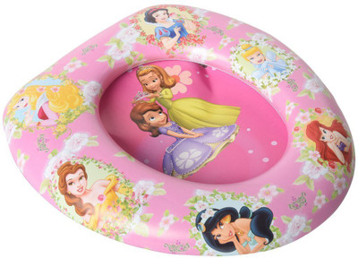 

Baby Bucket Soft Padded Princess Print Training Toilet Potty Seat(Pink)