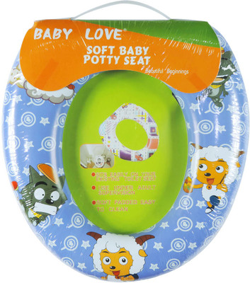 

Ole Baby Soft Baby Sheep And Wolf Prints Potty Seat(Multicolor)