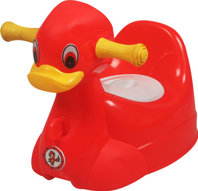

Sunbaby Squeaky Duck Trainer Potty Seat(Red)