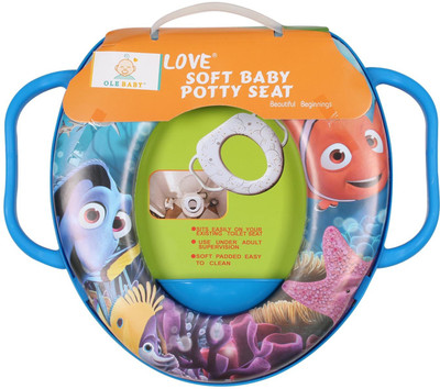 

Ole Baby Nemo the Fish of the Movie Nemo With His Friends ,Padded, Soft, and Durable,Full Cushion Assorted Potty Seat(Blue)