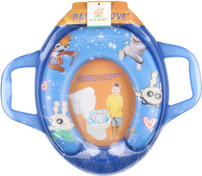 

Ole Baby Jumbo Soft Half Cushion Stars Potty Trainer Seat Assorted Potty Seat(Blue)