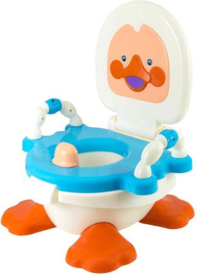 

Kiddies Express Panda Duck Baby Traning Blue Potty Seat(Multicolor)