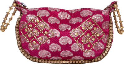 

Magnus Drawstring Bag Potli(Pink)