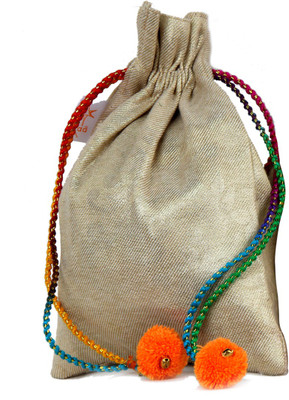 

Raaa silk batuwa Wristlet(Gold)