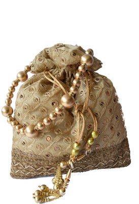 

Mahadev Exports Golden Work 3 Potli(Gold)