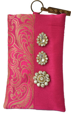 

Mahadev Exports Party Pink Clutch