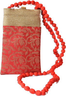 

Mahadev Exports Red Gold Sling Mobile Cover Mobile Pouch(Multicolor)