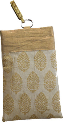 

Mahadev Exports Cream designer Mobile Pouch Mobile Pouch(Multicolor)