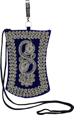 

Magnus Fabulous Zari Embroidery Pouch(Multicolor)