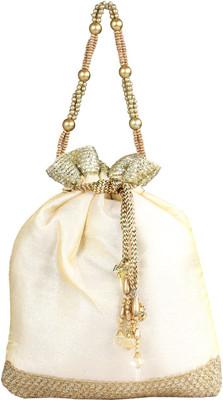 

Pretty Krafts Fashionable Golden Potli(Gold)