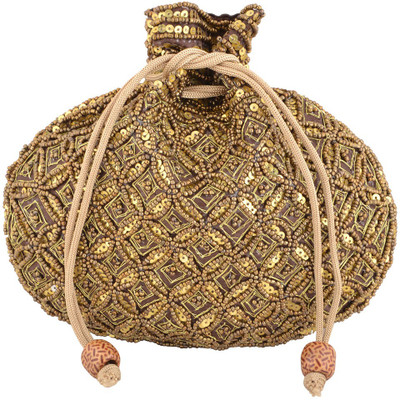 

Kleio Ethnic Potli Potli(Brown)