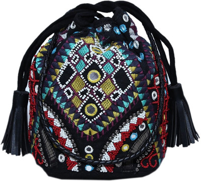 

Diwaah Handcrafted Potli(Multicolor)