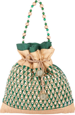 

Sunbeams Women's (Green) Potli(Green)