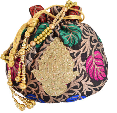 

Mahadev Exports Jamawar Heavy Potli Multi Potli(Multicolor)