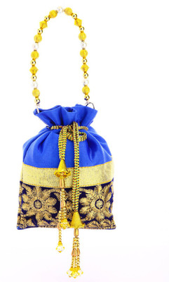 

LadyBugBag Ethnic Designer Potli(Blue)