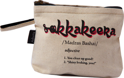 

Ashvita Design Studio Sokkakeera Pouch(Multicolor)
