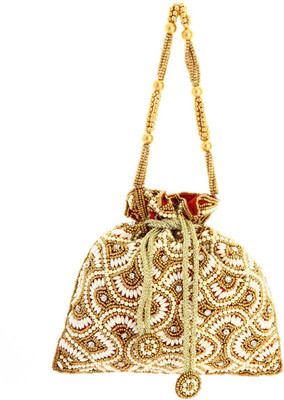 

LadyBugBag Ethnic Designer Potli(Maroon)