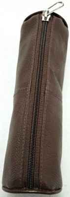

Ystore Genuine Leather multi-purpose brown pencil pouch Pouch(Brown)