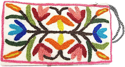 

Muccasacra Kashmiri Hand made Designer Pouch(Multicolor)