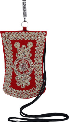 

Magnus Fabulous Zari Embroidery Pouch(Multicolor)