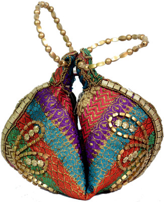 

AVS Polo Desinger Batua Potli(Multicolor)