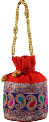 

PrintFunny Royal Gharana Potli(Red)