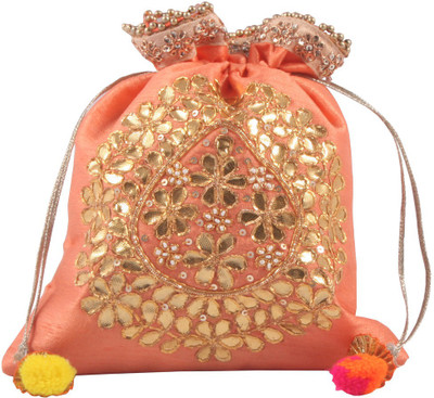 

Soulful Threads GSBT0501 Potli(Pink)