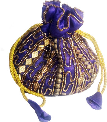 

Craft Benaras TRENDY Potli(Blue)