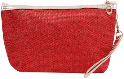 

Bagaholics Multipurpose Cosmetic Makeup Multi utility Pouch Travel Toiletry Kit Pouch(Red)