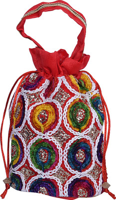 

Magnus Embroidery Pouch(Red)