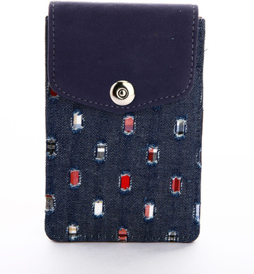 

LadyBugBag Designer Grey Demin Mobile Pouch(Grey)