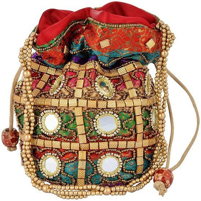 

Motherland Gift Case Potli(Multicolor)