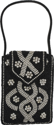 

Vama Fashions Designed with CZ Stone Mobile Pouch(Black)