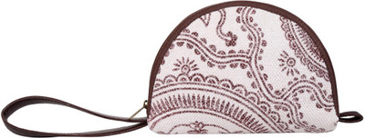 

Rajrang Floral Pouch Bag Pouch(White)