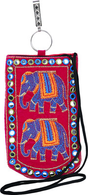 

Magnus Embroidered Pouch(Pink)