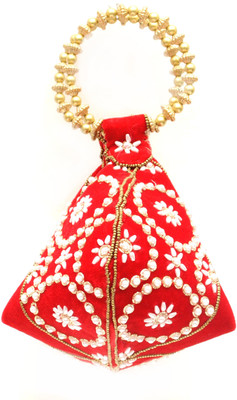 

Galz4ever Handmade Red Potli Bag Potli(Red)