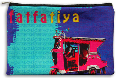 

Fatfatiya Pink Taxi Utility Pouch(Multicolor)