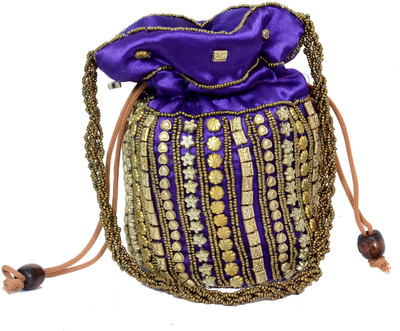 

AVS Polo Desinger Batua Potli(Purple)