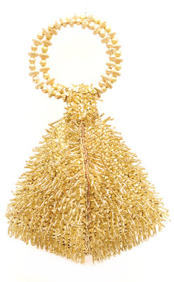 

Galz4ever Handmade Designer Gold Potli Bag Potli(Gold)