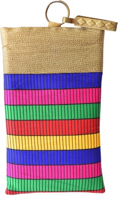 

Mahadev Exports Multi Line Hooked mob Cover Mobile Pouch(Multicolor)