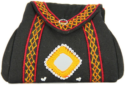 

Womens Cottage Small Purse Coin Purse(Black)