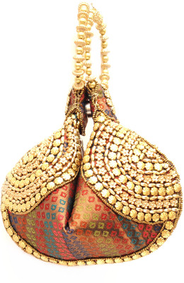 

Galz4ever Handicraft Indian Designer Potli Bag Potli(Multicolor)