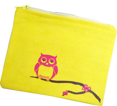 

Haathi Chaap Money Card Pouch(Yellow)