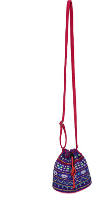 

Anekaant Ethnic Potli(Purple)